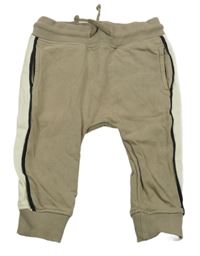 Hnedé tepláky s pruhmi Next