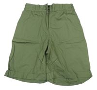 Khaki plátěné kraťasy Everyday