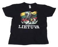 Čierne tričko s rytířem