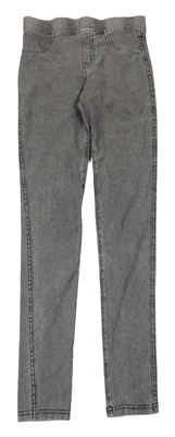 Šedé tregíny riflového vzhledu H&M