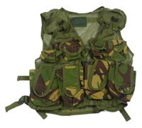 Khaki-army vesta s kapsami 