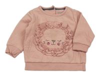 Ružová mikina s lvem F&F