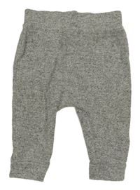 Sivé melírované úpletové tepláky George