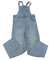 Světlemodré laclové riflové kalhoty 