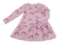 Ružové šaty s duhami St. Bernard