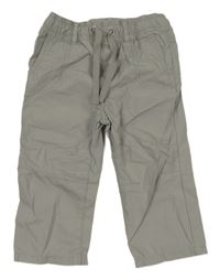 Šedé plátěné kalhoty Topomini