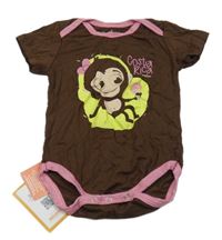 Nové - hnedé body s opicou