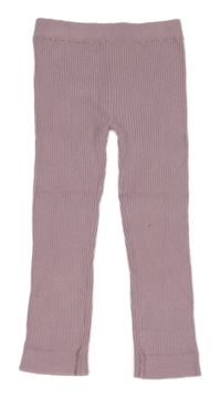 Lila rebrované pletené legíny Primark