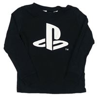 Čierne tričko s logem PlayStation H&M