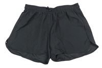 Černé sportovní kraťasy Decathlon