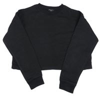 Čierna crop mikina New Look