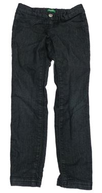 Tmavošedé skinny rifle Benetton