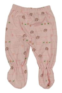 Růžové polodupky s nápismi a ježkami