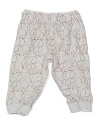 Bielo-hnedé tepláky so slonmi River Island