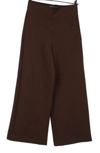 Dámské hnědé culottes kalhoty Zara 