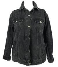 Dámska čierna rifľová bunda Topshop