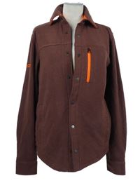 Pánská vínová fleecová bunda MARKER 