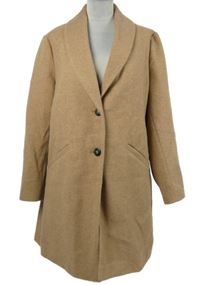 Nové - Dámský béžový flaušový kabát Dorothy Perkins 