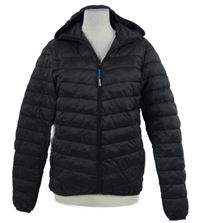 Pánska čierna šušťáková zateplená bunda s kapucňou St. Bernard