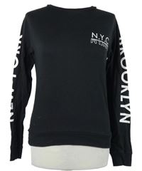 Dámská černá mikina s nápisy H&M
