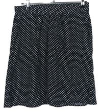 Dámska čierna bodkovaná sukňa Laura Torelli