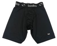 Čierne funkčné kraťasy s logom Sondico