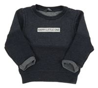 Tmavomodrá mikina s nápisom Primark