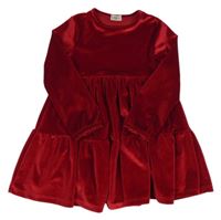 Červené sametové šaty F&F