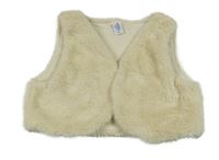 Béžová chlpatá vesta Topolino