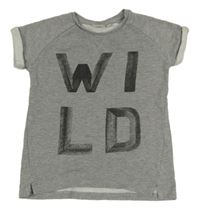 Sivá tepláková vesta s nápisom Mexx