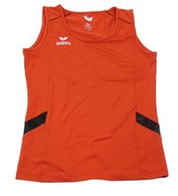 Červeno-čierne športové tielko s logom Erima