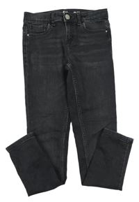 Šedé elastické skinny rifle C&A