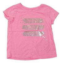Neónově ružové tričko s nápisom Primark