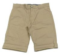 Béžové plátenné chino kraťasy Denim Co.