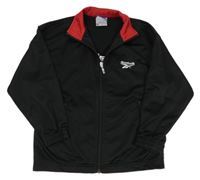 Čierna športová prepínaci mikina zn. Reebok
