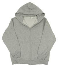 Sivá prepínaci mikina s kapucňou zn. H&M