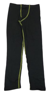 Čierne spodné funkčné nohavice Crane