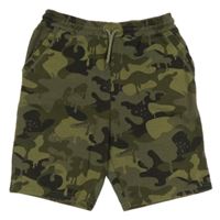 Khaki army teplákové kraťasy PRIMARK