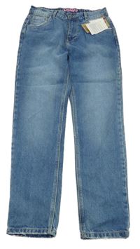 Nové - Světlemodré mom fit rifle Page one young