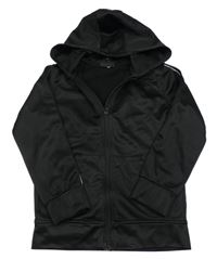 Čierna športová prepínaci mikina s kapucňou Ergeenomixx