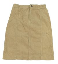 Béžová manšestrová sukně Tommy Hilfiger