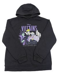 Tmavošedá mikina Villains s kapucí Disney