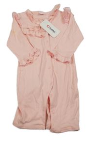 Nové - Broskvový overal s volánky Pat Pat