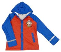 Červeno-kobaltově modrá nepromokavá bunda s Paw Patrol a kapucí Nickelodeon