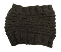 Hnědý pletený nákrčník 