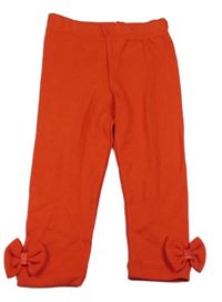 Černé legíny s mašličkami 