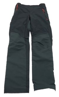 Antracitové funkční šusťákové kalhoty Decathlon