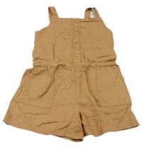 Béžový kraťasový overal Benetton