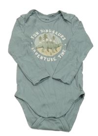 Modrošedé body s dinosaurom C&A