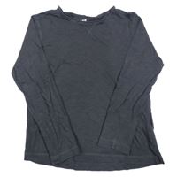 Tmavosivé tričko H&M